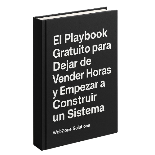 Mockup del Playbook WebZone Solutions